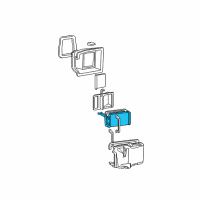 OEM 1996 Chevrolet S10 Core, Heater Diagram - 52470828