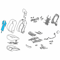 OEM 2021 Toyota Camry Seat Back Heater Diagram - 87530-06060