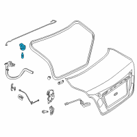 OEM Infiniti Q40 Lamp Assembly Step Diagram - 26470-60U0E