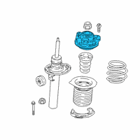 OEM 2021 BMW 330e xDrive SUPPORT BEARING, FRONT Diagram - 31-30-6-889-272