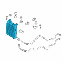 OEM BMW Engine Oil Cooler Diagram - 17-21-7-645-693