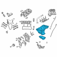 OEM Ram C/V Pan-Engine Oil Diagram - 68194118AA