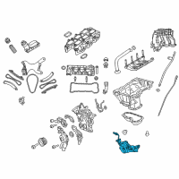 OEM Jeep Wrangler JK Engine Oil Diagram - 68252670AO