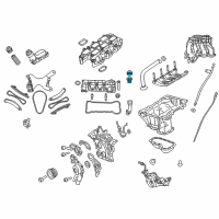 OEM Jeep Grand Cherokee Cap-Engine Oil Diagram - 68068533AA