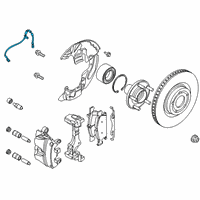 OEM Ford Escape HOSE ASY - BRAKE Diagram - LX6Z-2078-A