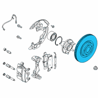 OEM 2020 Ford Escape ROTOR ASY - BRAKE Diagram - LX6Z-1125-N