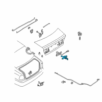 OEM Cylinder-Trunk Lid Lk Diagram - H4660-5M000