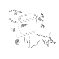 OEM 2016 Buick LaCrosse Control Rod Diagram - 20792831