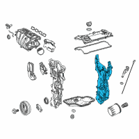 Genuine Toyota Camry Inner Timing Cover diagram