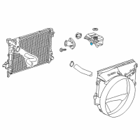 OEM 2005 Dodge Ram 2500 Hose-COOLANT Recovery Bottle Diagram - 52004922