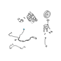 OEM 2008 Chevrolet Equinox Hose & Tube Assembly Clamp Diagram - 19149814