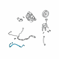 OEM Saturn Vue Inlet Hose Diagram - 25799169