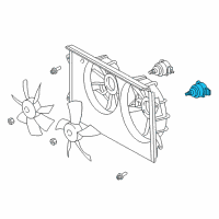 OEM 2002 Lexus ES300 Motor, Cooling Fan Diagram - 16363-0A170