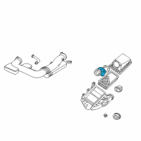 OEM 2004 Mercury Grand Marquis Air Mass Sensor Diagram - XW4Z-12B579-ABRM