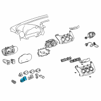 OEM Toyota RAV4 Switch, Front Wiper Deicer Diagram - 84794-0R010