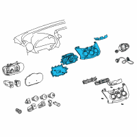 OEM 2012 Toyota RAV4 Dash Control Unit Diagram - 55900-0R021-B0