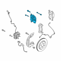 OEM 2019 Lincoln Navigator Caliper Diagram - JL1Z-2B121-A