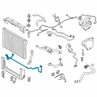 OEM 2013 BMW 750Li Coolant Hose Diagram - 17-12-7-600-132