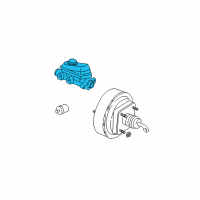 OEM Dodge Dakota Brake Mastr Cylinder Diagram - 5159992AA