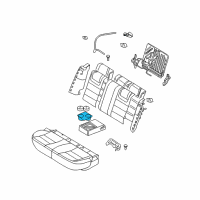 OEM 2009 Lincoln MKZ Cup Holder Diagram - 7E5Z-5413562-AA