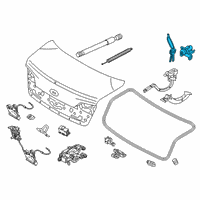 OEM Kia Cadenza Key Sub Set-Trunk Diagram - 81250F6B00