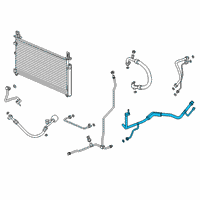 OEM Honda Clarity Exchanger, Heat (Inner) Diagram - 80330-TRW-A01