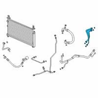 OEM Honda Clarity Pipe Complete, Aircon Diagram - 80320-TRW-A01