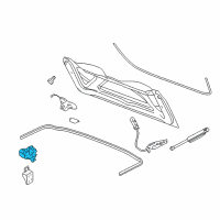 OEM 1993 Buick Roadmaster Pulldown Unit Diagram - 25809368
