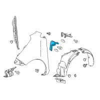 OEM Chevrolet Spark Molding-Front Bumper Fascia Lower Diagram - 95196769