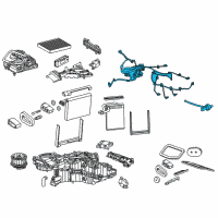 OEM 2016 Cadillac Escalade Harness Diagram - 23281484