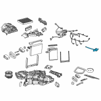 OEM Chevrolet Tahoe In-Car Sensor Diagram - 23154697