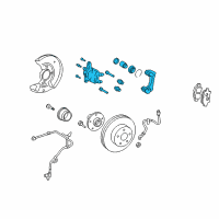 OEM 2006 Toyota Prius Caliper Diagram - 47750-47050