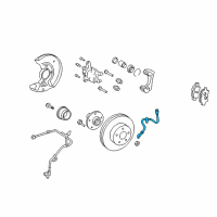 OEM 2007 Toyota Prius Brake Hose Diagram - 90947-02F17