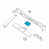 OEM 2001 BMW Z8 Illumination Plate Diagram - 63-31-6-909-386