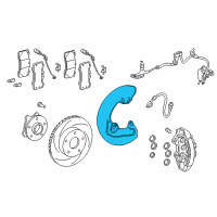 OEM 2020 Lexus RC F Cover, Disc Brake Du Diagram - 47781-24060