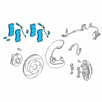 OEM 2022 Lexus RC F PAD KIT, DISC BRAKE Diagram - 04465-0W222