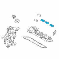 OEM 2018 Ford Explorer Filler Cap Seal Diagram - 6E5Z-6C535-AB