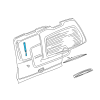 OEM 2006 Chevrolet Suburban 2500 Support Cylinder Diagram - 15029088