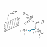 OEM Dodge Journey Hose-Radiator Outlet Diagram - 5058398AI