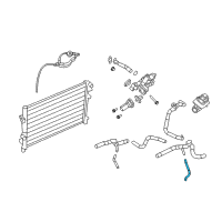 OEM 2011 Dodge Journey Hose-Oil Cooler Inlet Diagram - 5291898AC