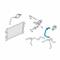 OEM Dodge Hose-Radiator Inlet Diagram - 5058394AG