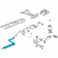 OEM 2014 Buick Verano Front Muffler Diagram - 22846893