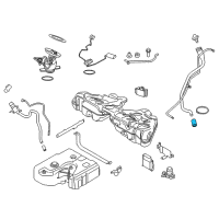 OEM 2013 BMW ActiveHybrid 7 Filler Pipe Diagram - 16-11-7-046-329