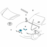 OEM Toyota Echo Lock Diagram - 53510-52140