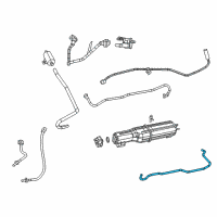 OEM 2017 Ram 1500 Hose-CANISTER To Vapor Line Diagram - 68159739AA