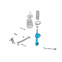 OEM 2005 Dodge Neon STRUT-Rear Suspension Diagram - 5290182AA