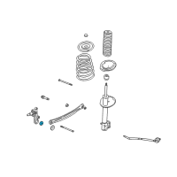 OEM 2004 Dodge Neon BUSHING-STRUT Diagram - 4656357AA