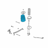 OEM 2004 Dodge Neon Rear Coil Spring Diagram - 5272283AB