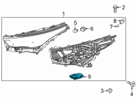 OEM 2021 Toyota Highlander Actuator Diagram - 89907-48120