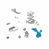 OEM 2005 Chevrolet Classic Duct Asm-Front Intake Air (W/ Resonator) Diagram - 12564515